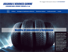 Tablet Screenshot of bolduraeveronesigomme.com